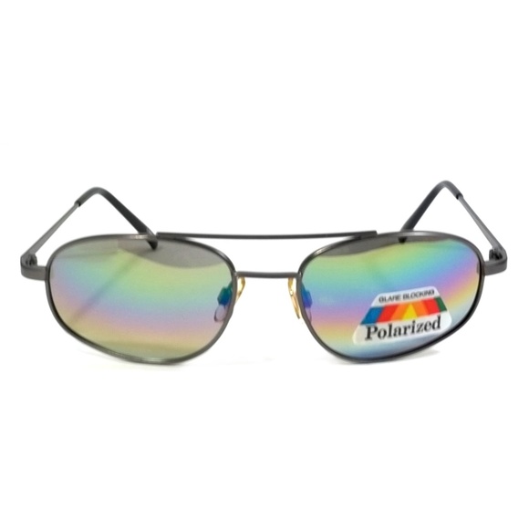 Rainbow Classic Aviator Retro Polarized Sunglasses - Picture 3 of 3